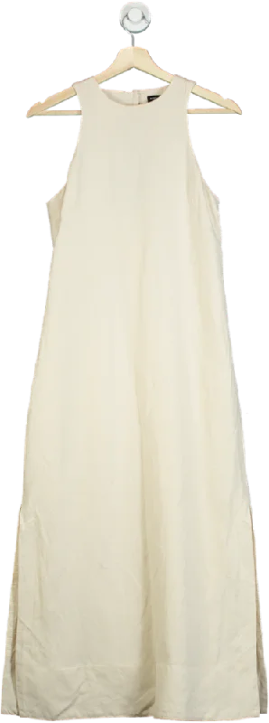 Karen Millen Cream Sleeveless Dress UK 6