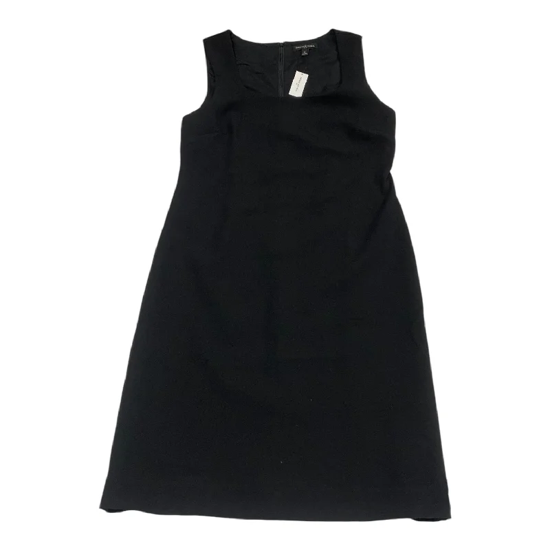 Dress Casual Midi By Banana Republic In Black, Size: 12