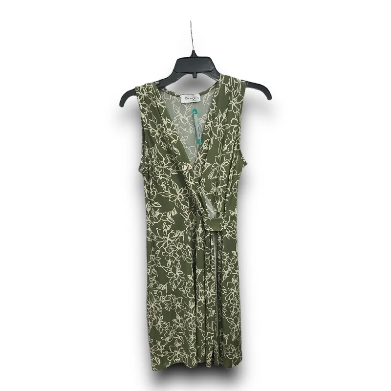 Dress Casual Midi By Kaleigh In Green, Size: L