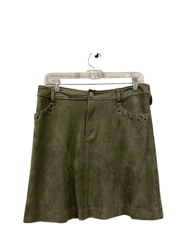 Skirt Mini & Short By Blush In Green, Size: L