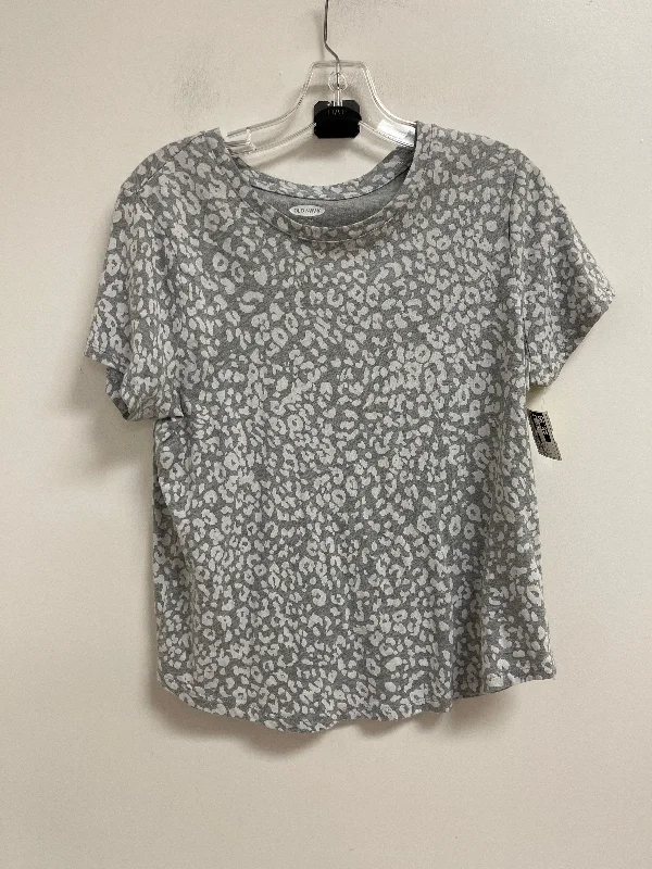 Top Short Sleeve By Old Navy In Animal Print, Size: M