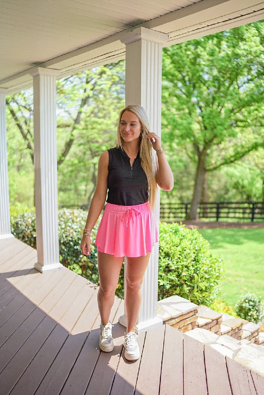 Victory Dance Pink Athletic Skort