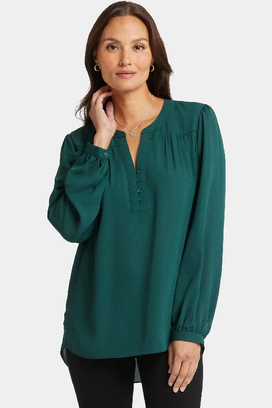 Trinity Blouse - Pine Forest