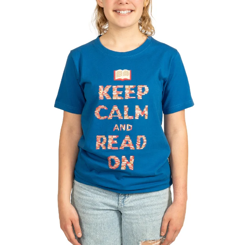 Keep Calm and Read On Kids T-Shirt [FINAL SALE]