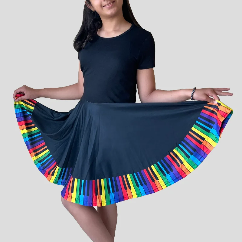 Chromatic Scales Kids Twirl Dress