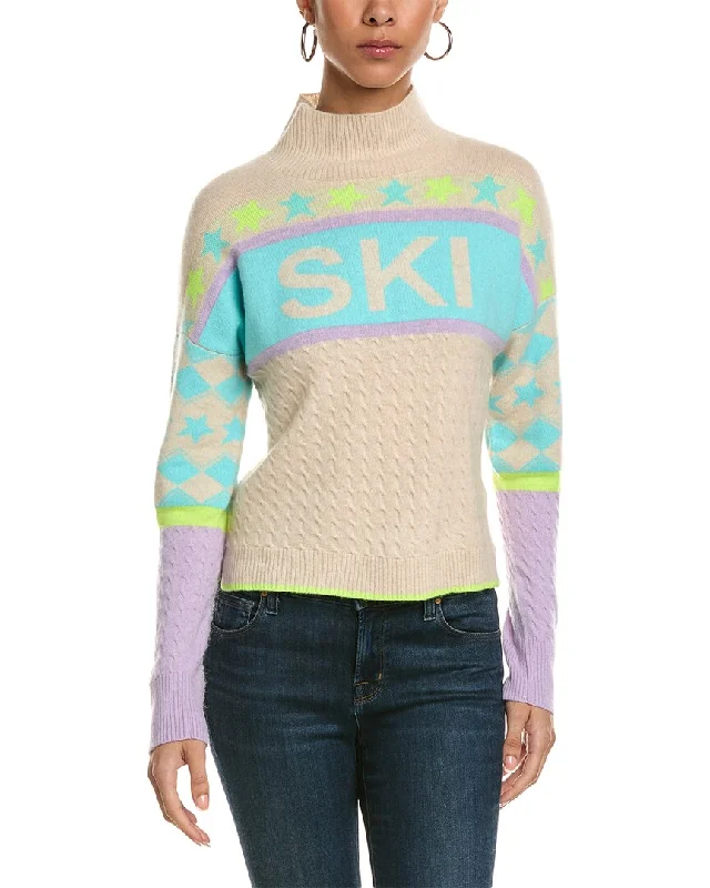 Brodie Cashmere Alpine Ski Mock Cashmere Sweater