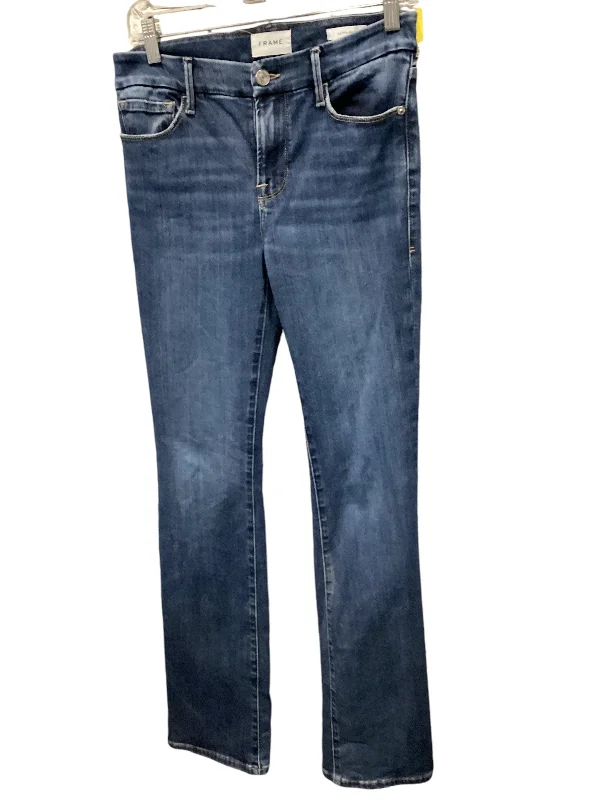 Jeans Boot Cut By Frame In Blue, Size: 2