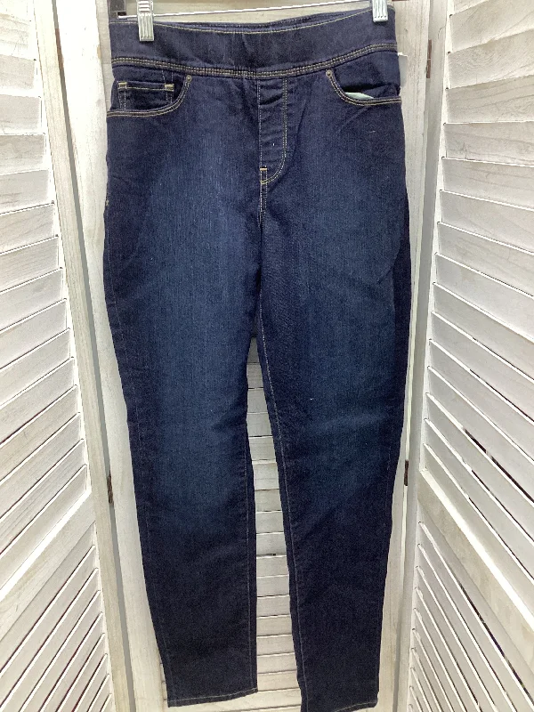 Jeans Skinny By Levis In Blue Denim, Size: 8