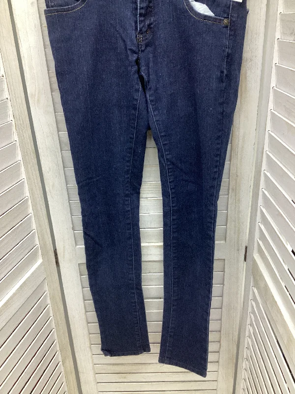 Jeans Skinny By Papaya In Blue Denim, Size: 5