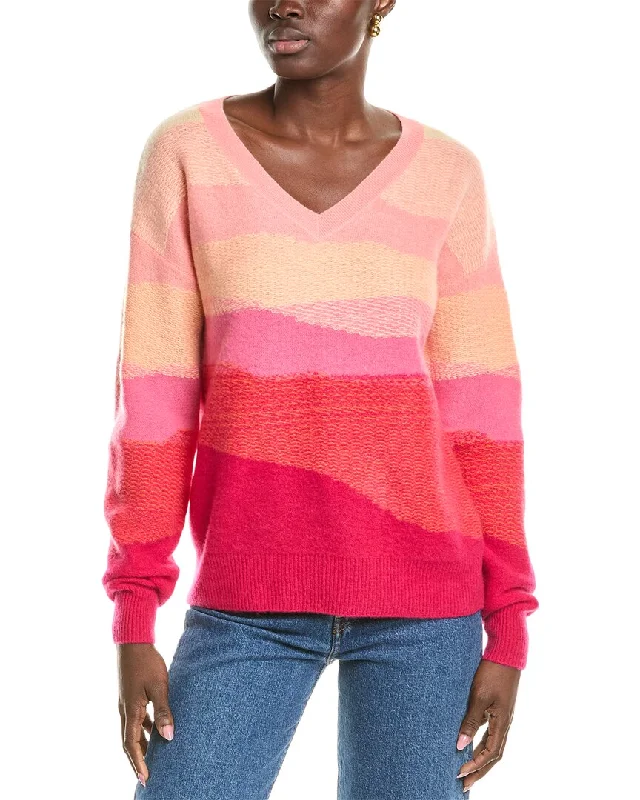 NAADAM Desertscape V-Neck Cashmere Sweater