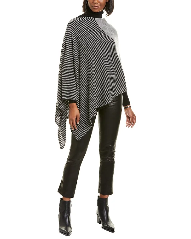 Portolano Cowl Neck Cashmere Poncho