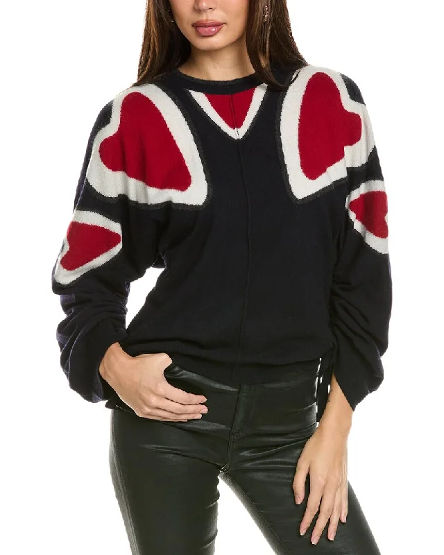 Stella McCartney Heart Intarsia Wool Sweater