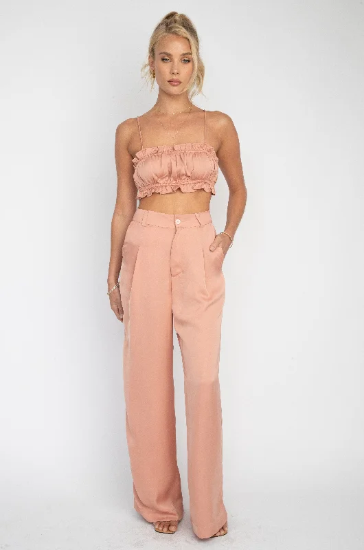 Sasha Trouser in Blush