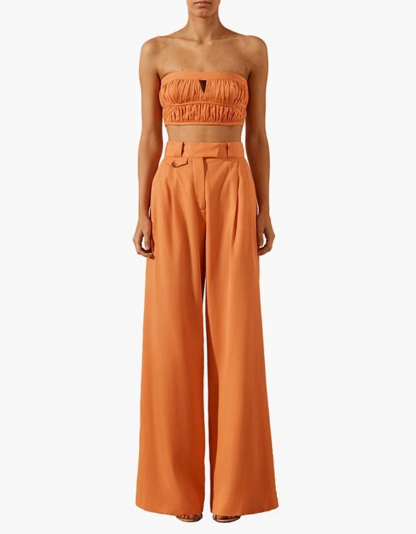 Sara Tailored Wide Leg Pant - Mango