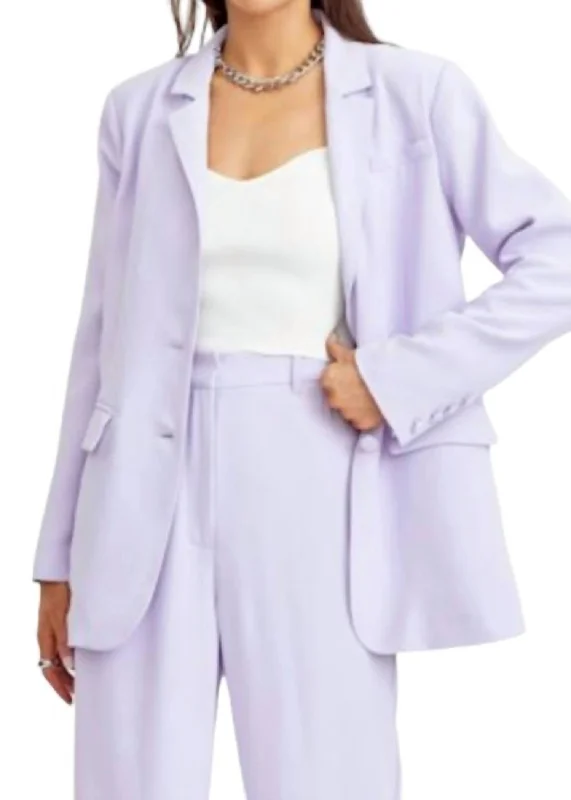 Stella Blazer In Lilac